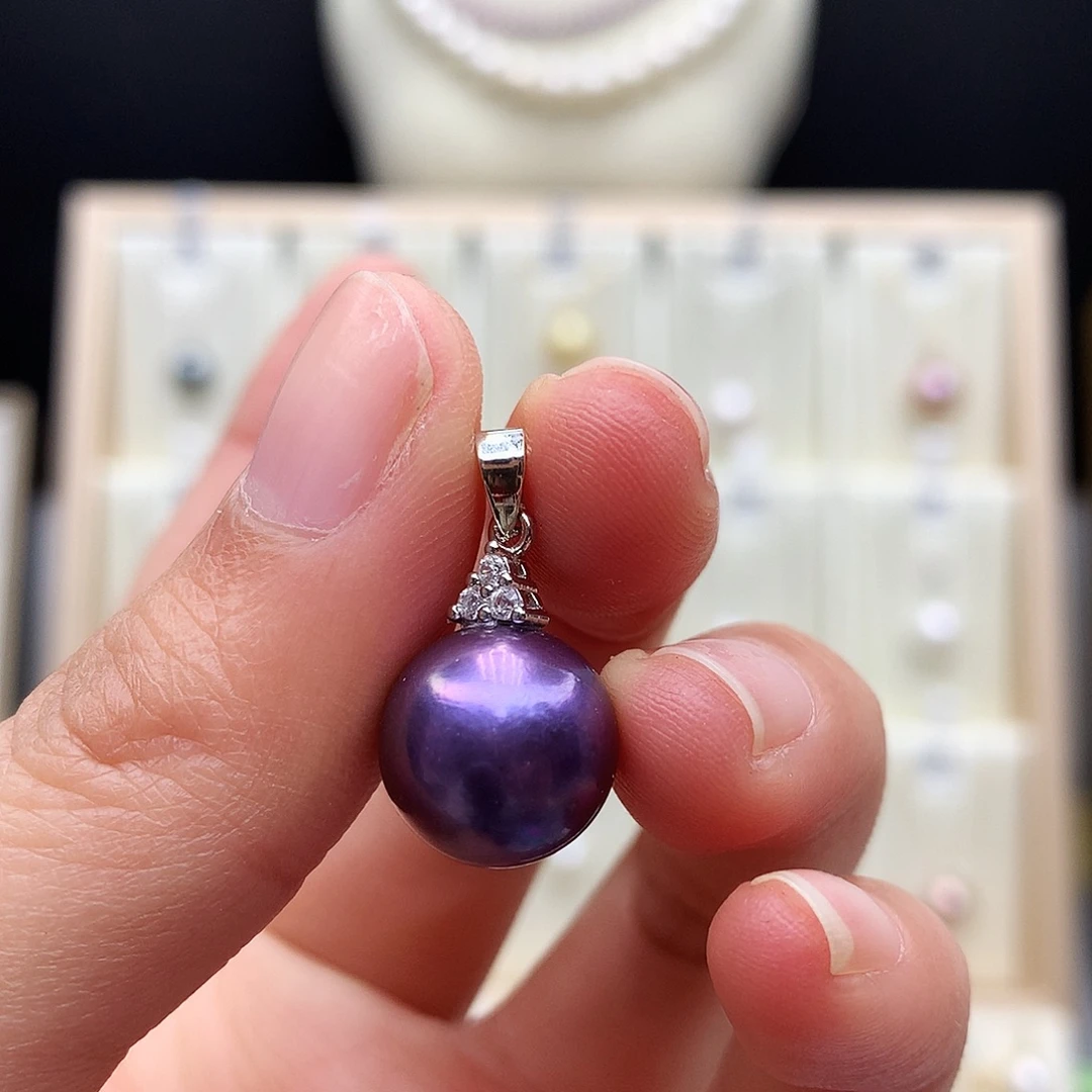 颈饰合金淡水珍珠