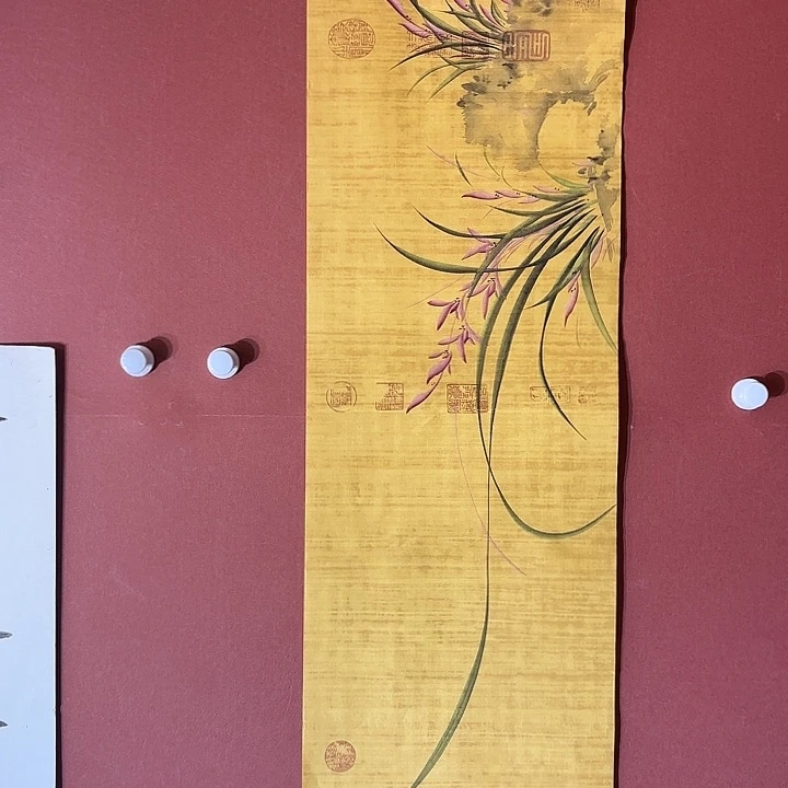 国画听兰老师花鸟