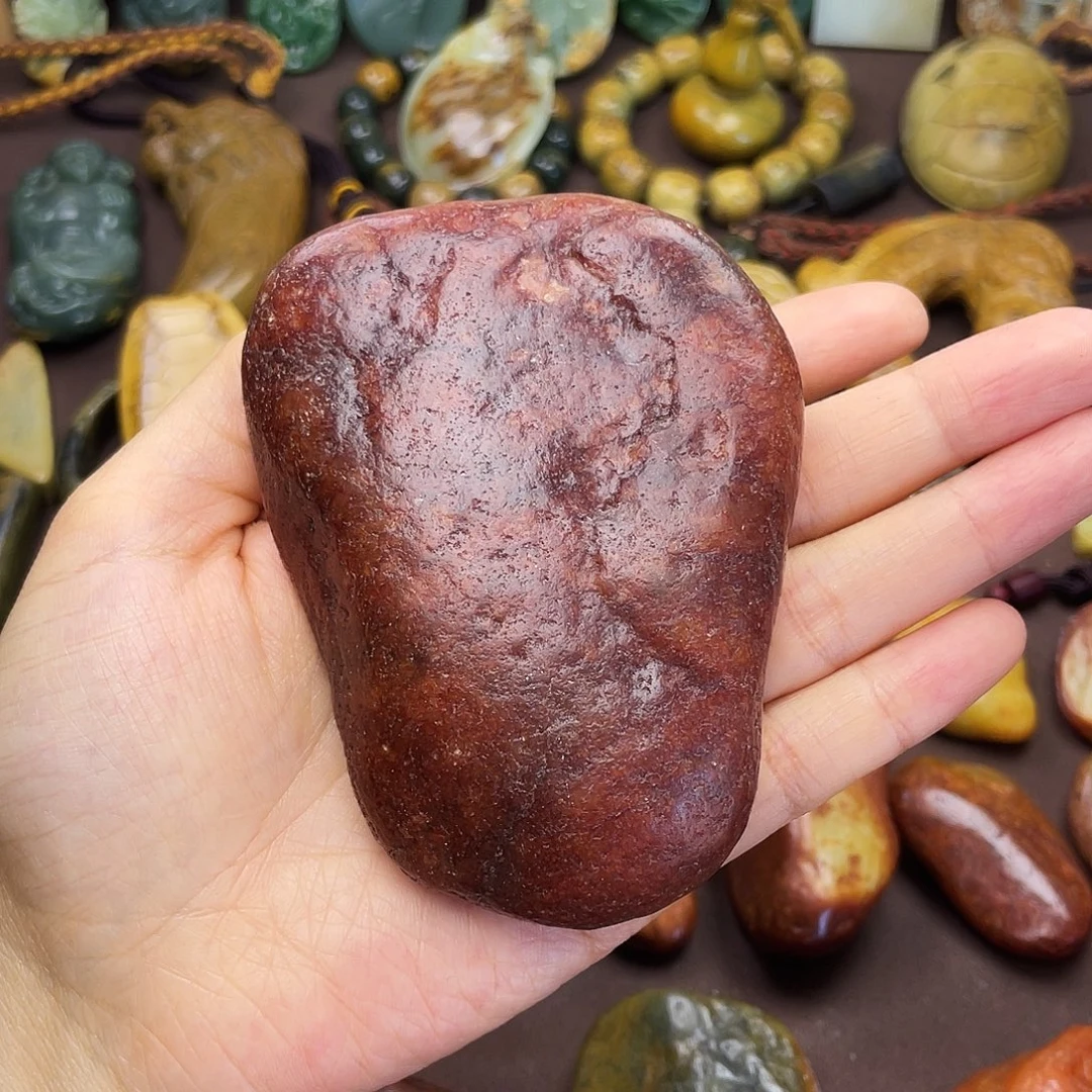 岫岩河磨玉（透闪石质玉）未镶嵌颈饰