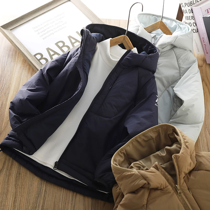 男童棉服外套2025秋冬新款儿童洋气百搭连帽外套帅气加厚保暖上衣