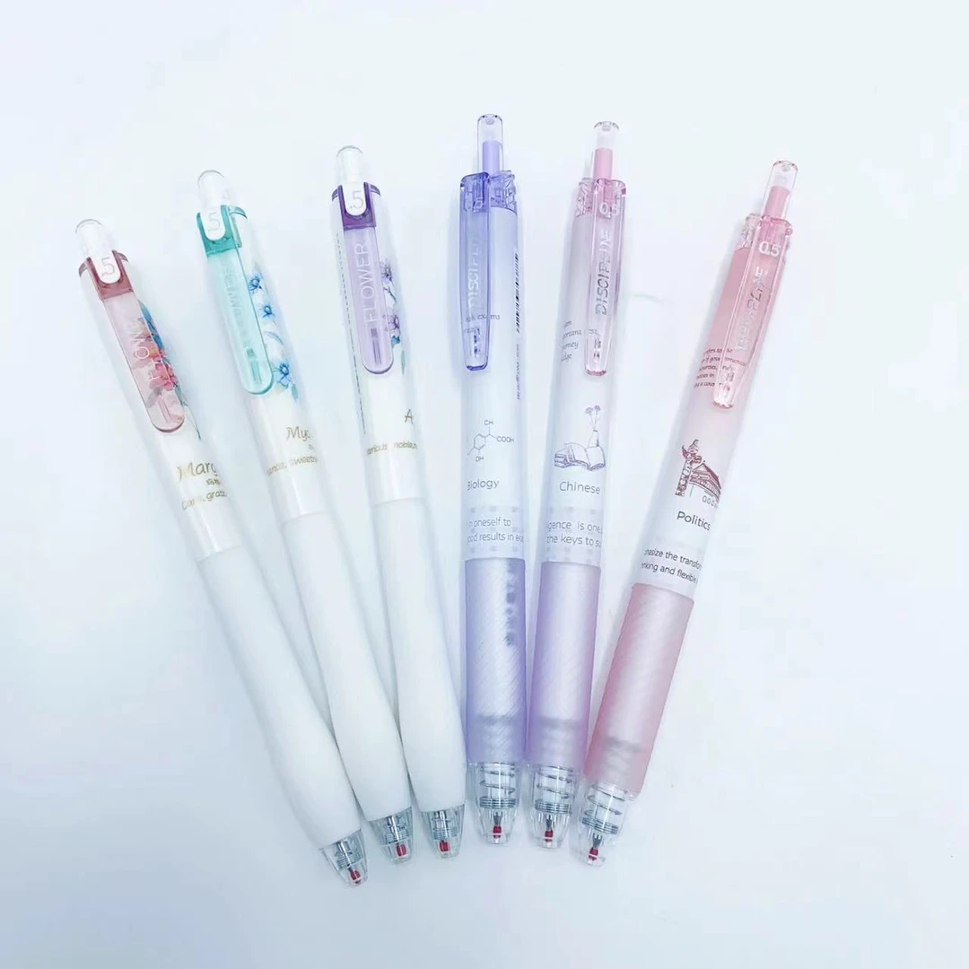 【黑墨/6支】东米学科笔+东米花语-黑墨