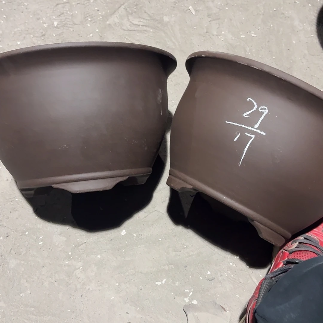 紫砂宜兴紫砂花盆，现货发