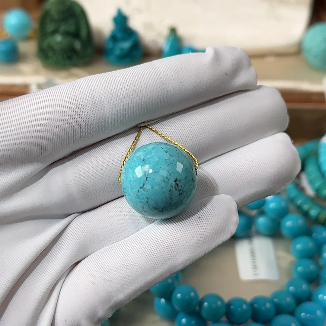 绿松石未镶嵌吊坠(不含链)