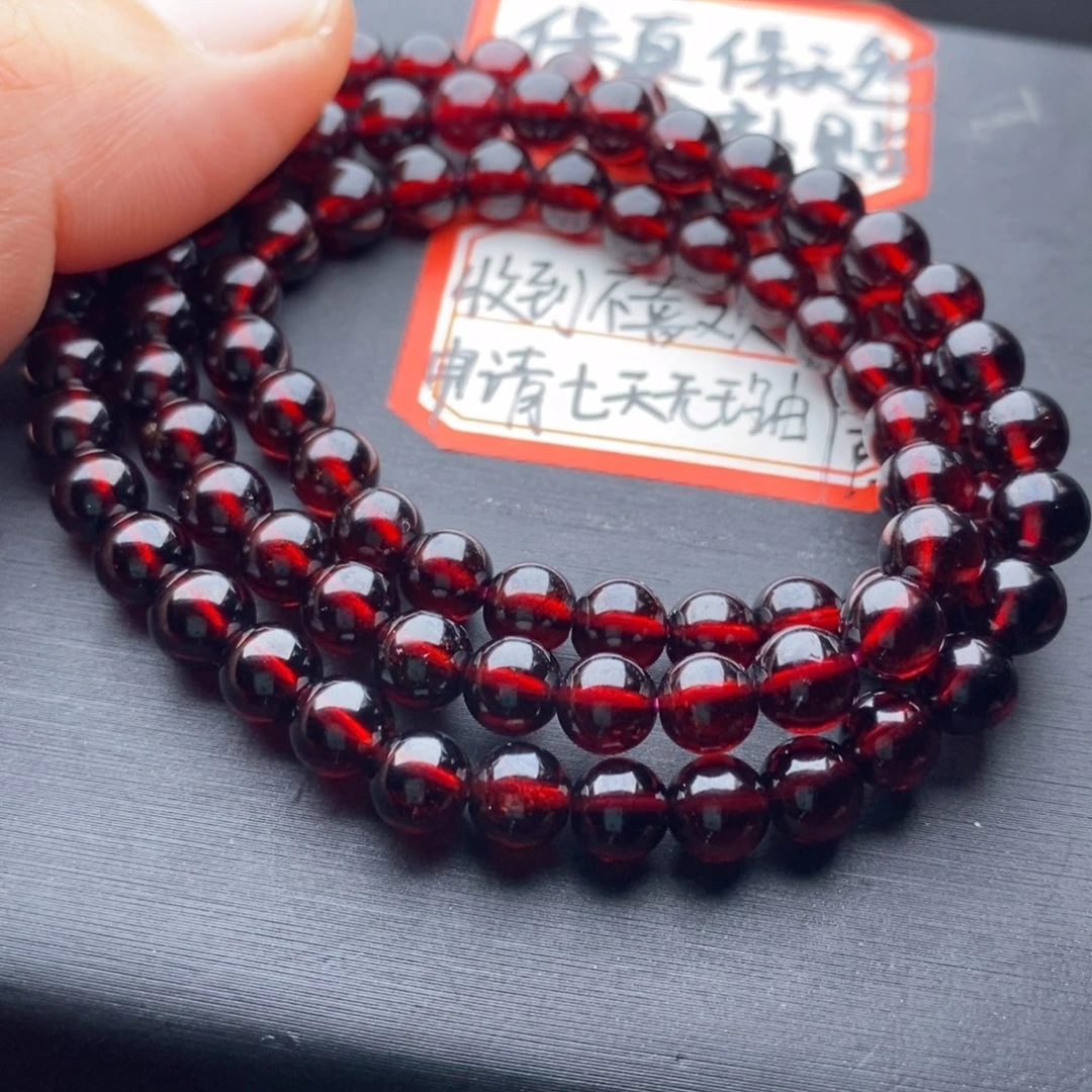 石榴石手链未镶嵌5.8