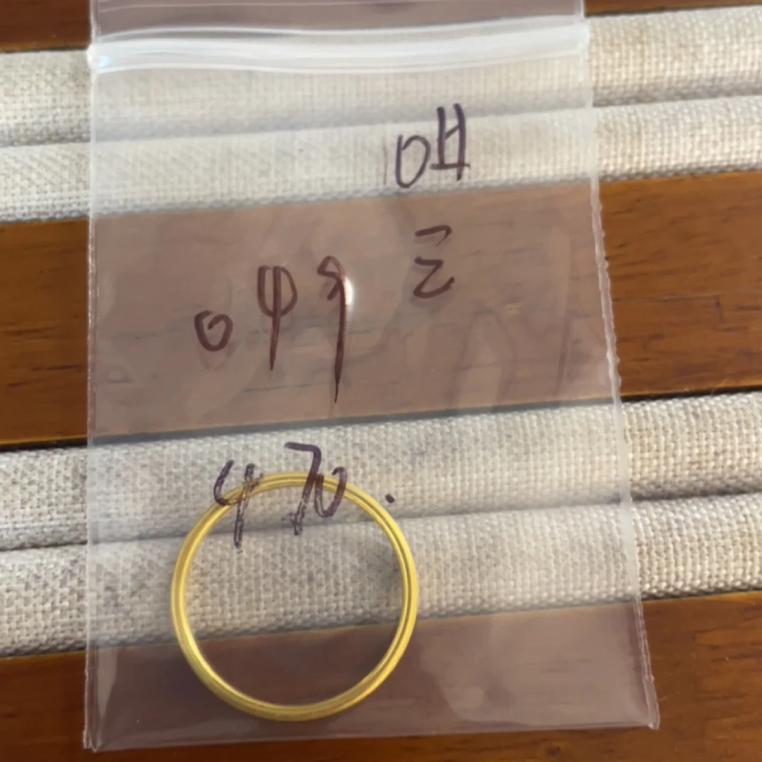 克重0.49 10号 三生三世戒指 足金999