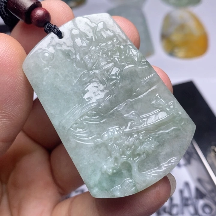 颈饰未镶嵌翡翠翡翠
