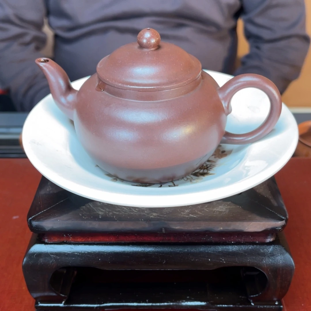茶壶紫砂高端180cc紫泥宫灯