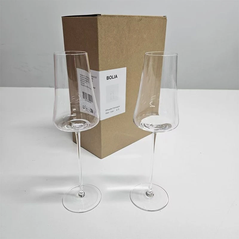 【2只装】摩瑟DP【BOLIA香槟杯2只】HAZC花瓶花器玻璃花盆