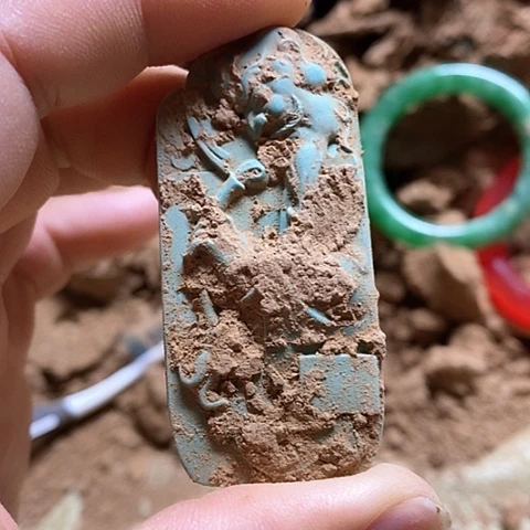 瓷片瓷器紫砂壶摆件