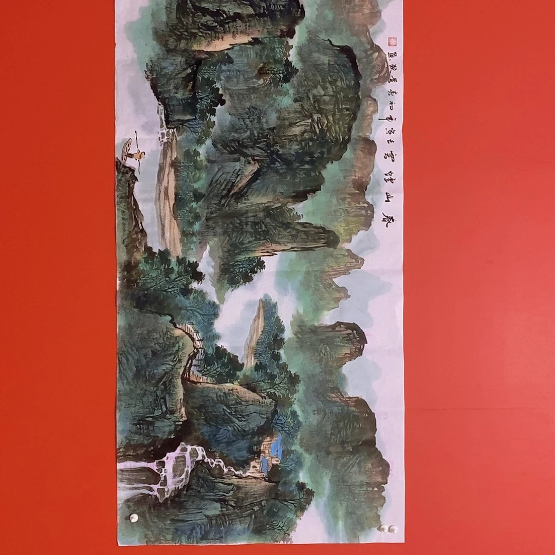 国画花鸟作品山水作品