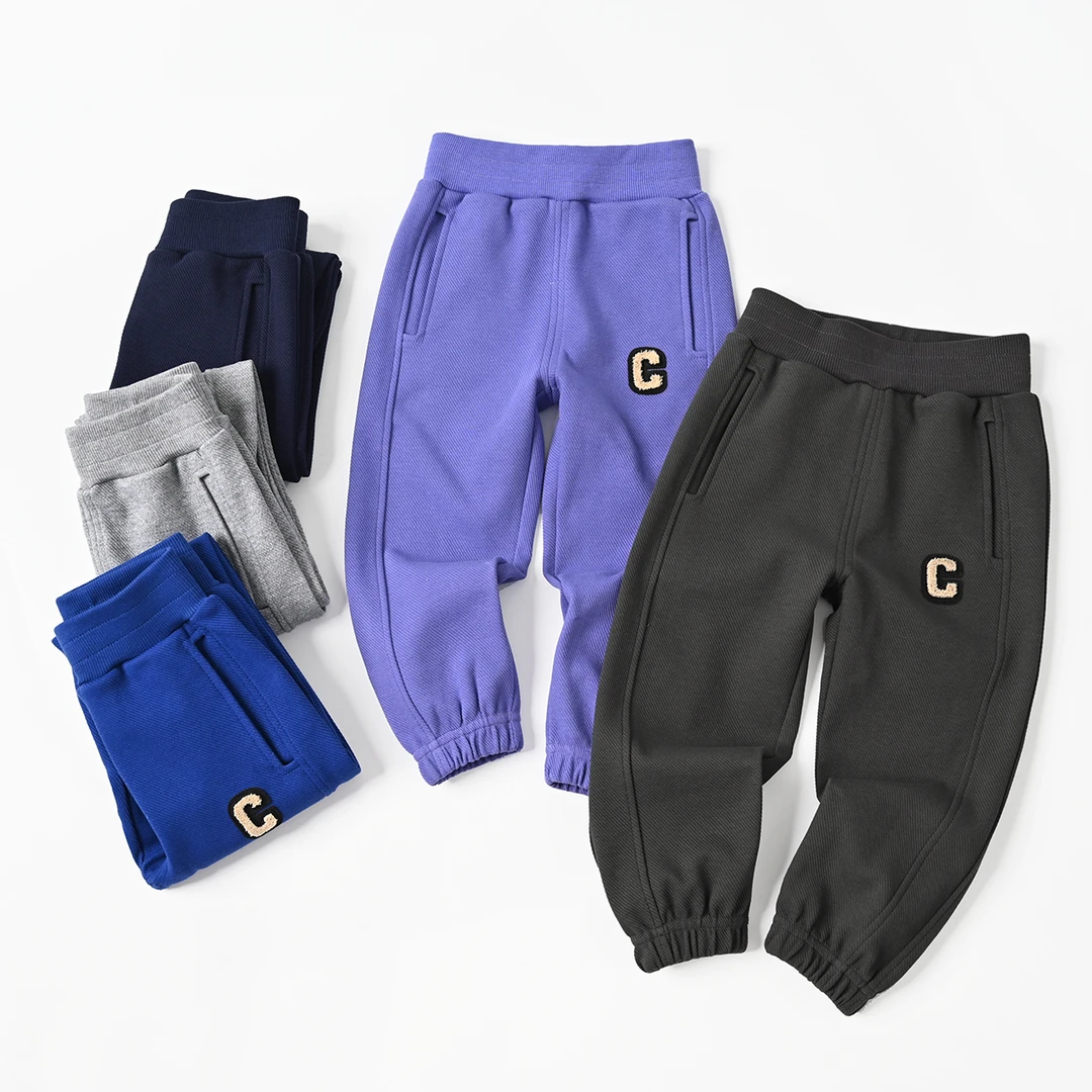 清库 儿童卫裤 男女童运动长裤 校园慢跑裤 春秋款 83013