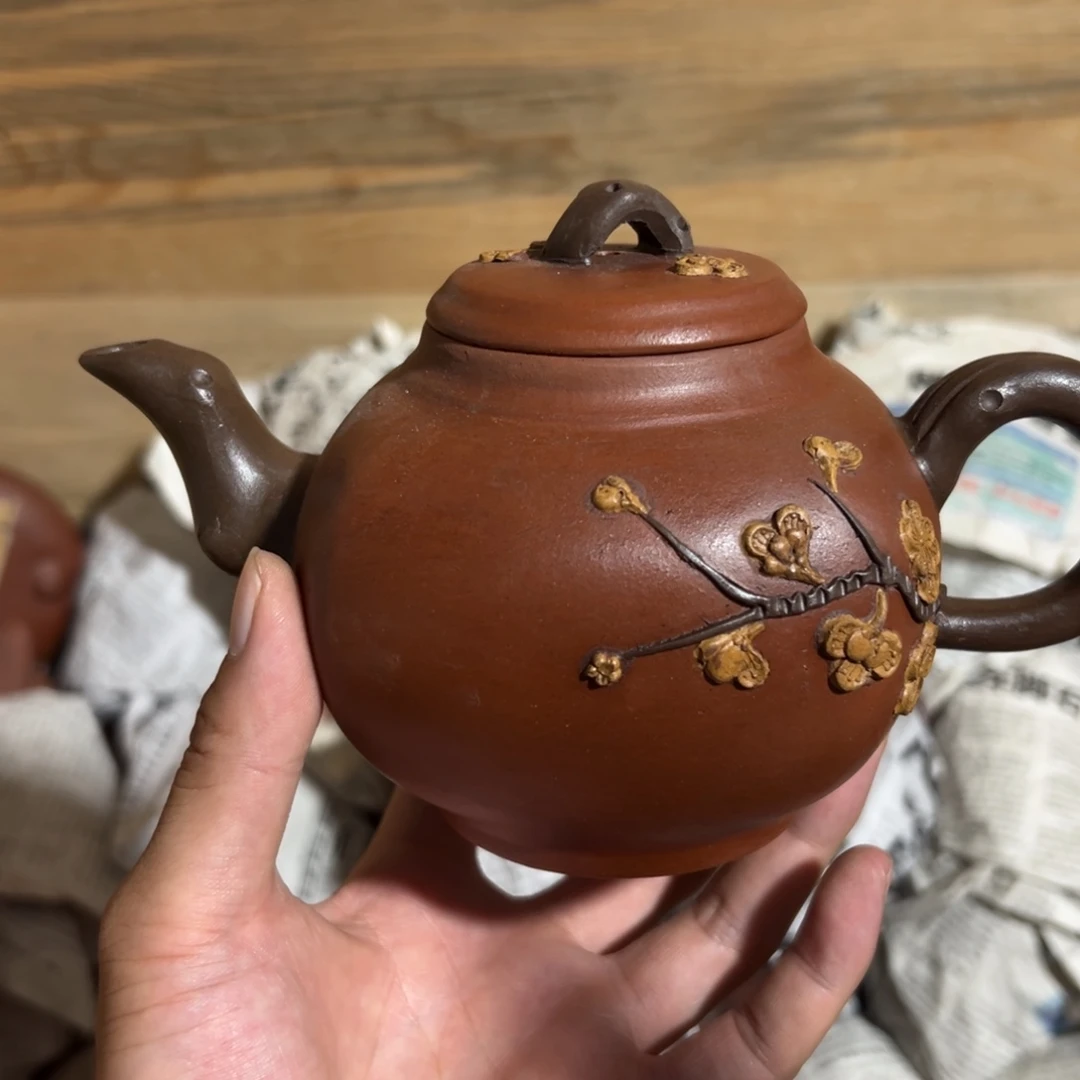 茶壶紫砂老厂紫砂壶一件！