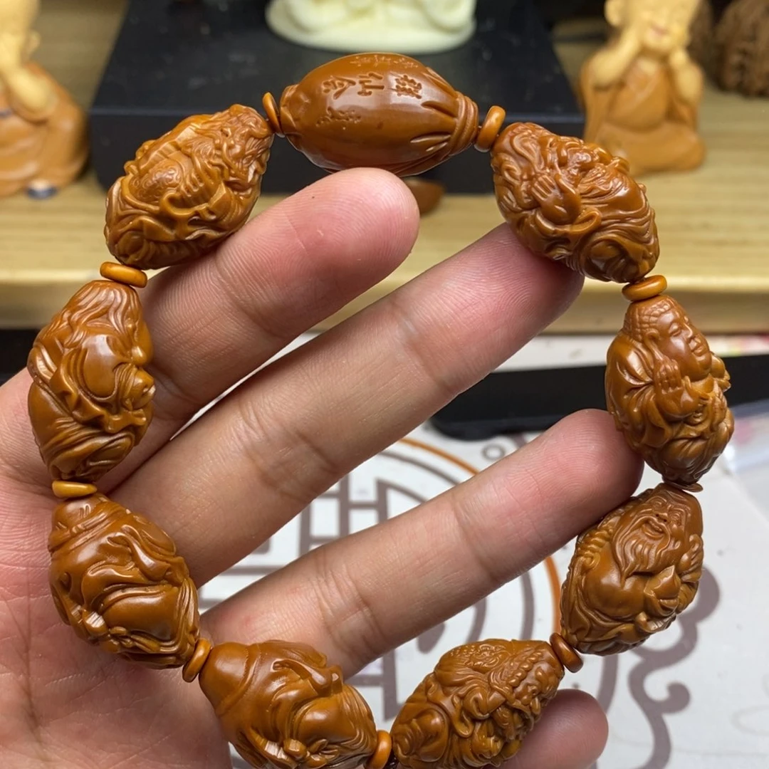 橄榄核手串/手链橄榄核雕刻工艺宇
