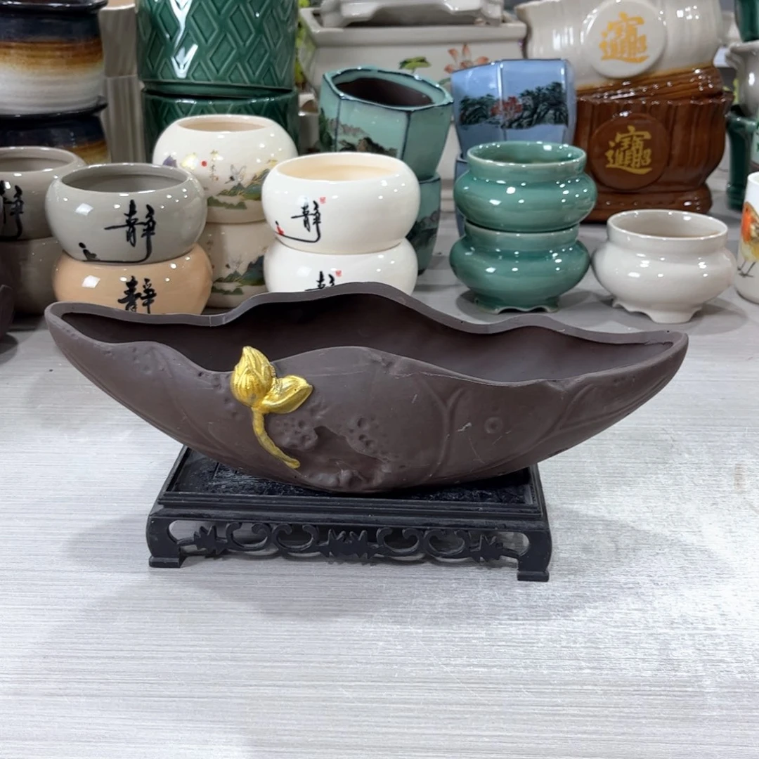 口  28*9*8.5陶瓷绿植多肉微瑕花盆