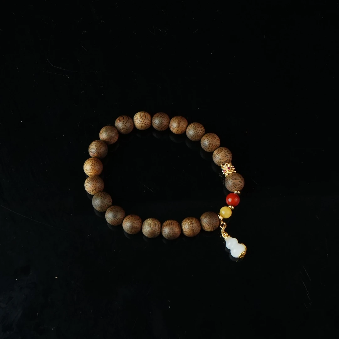 2868 文莱九分沉diy手串 0.9cm  6.8g