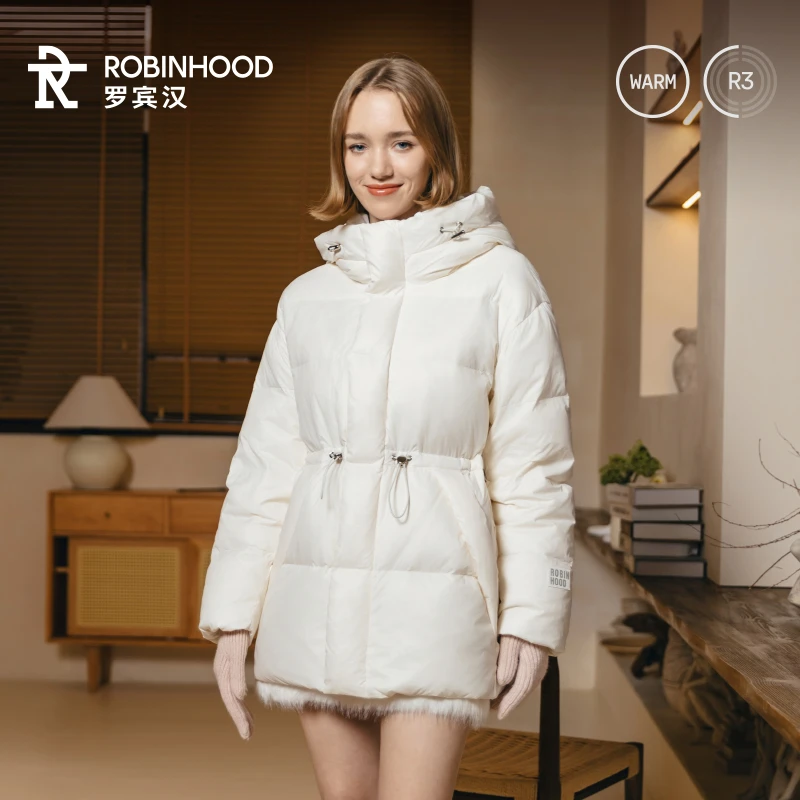 罗宾汉拂雪收腰3.0升级版女款羽绒服-R241Y5011
