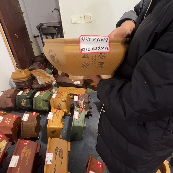 紫砂花盆紫砂花盆