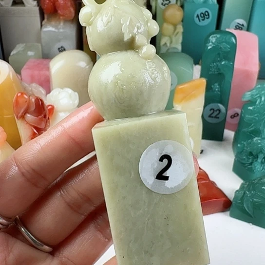 寿山石印石君***?印石章料……