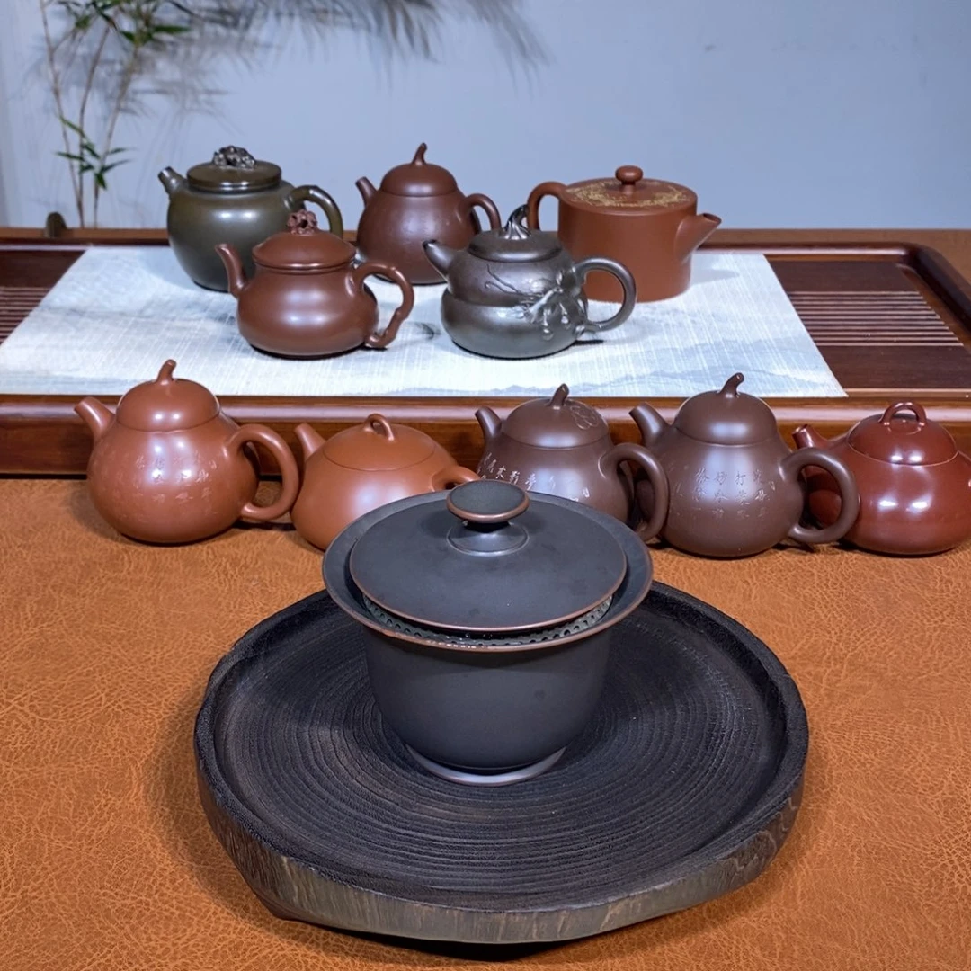 钦州坭兴陶手工茶具150ml