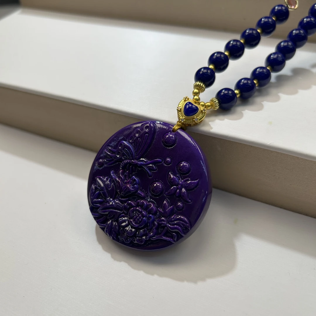 F032 精美圆牌吊坠挂件设计款男女同款