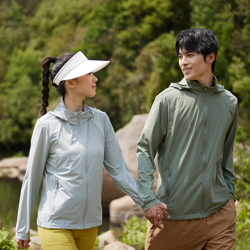 冰丝防晒衣女时尚修身轻薄夏季户外旅行防紫外线凉感钓鱼服外套男