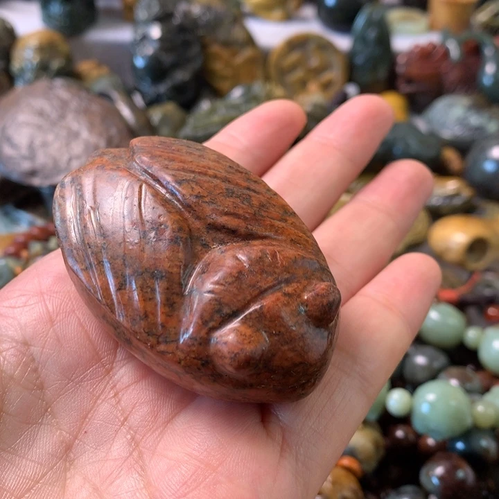 未镶嵌岫岩河磨玉(透闪石质玉)笔搁