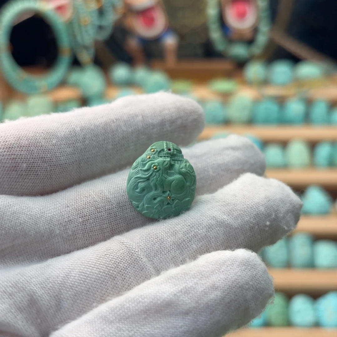 绿松石未镶嵌配饰