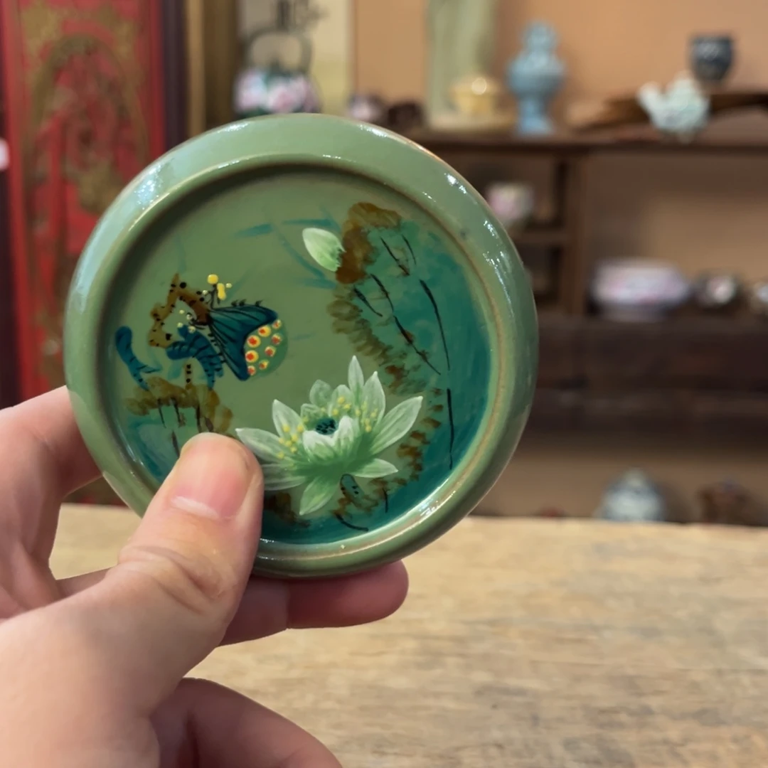 柴烧手工手绘陶瓷