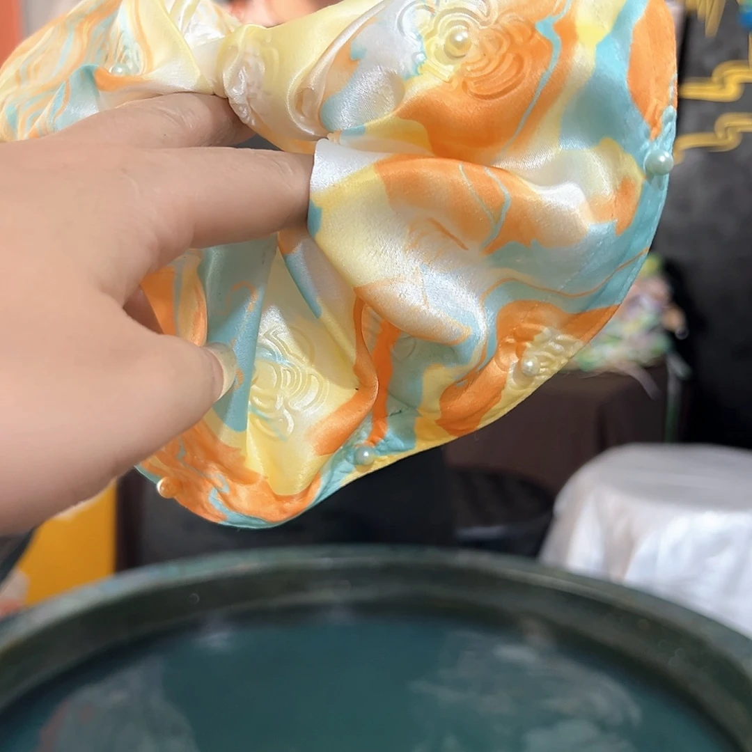085精品圆饼发圈手作