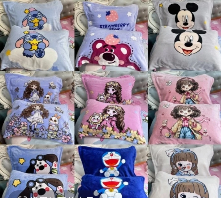 牛奶绒各种图案整套