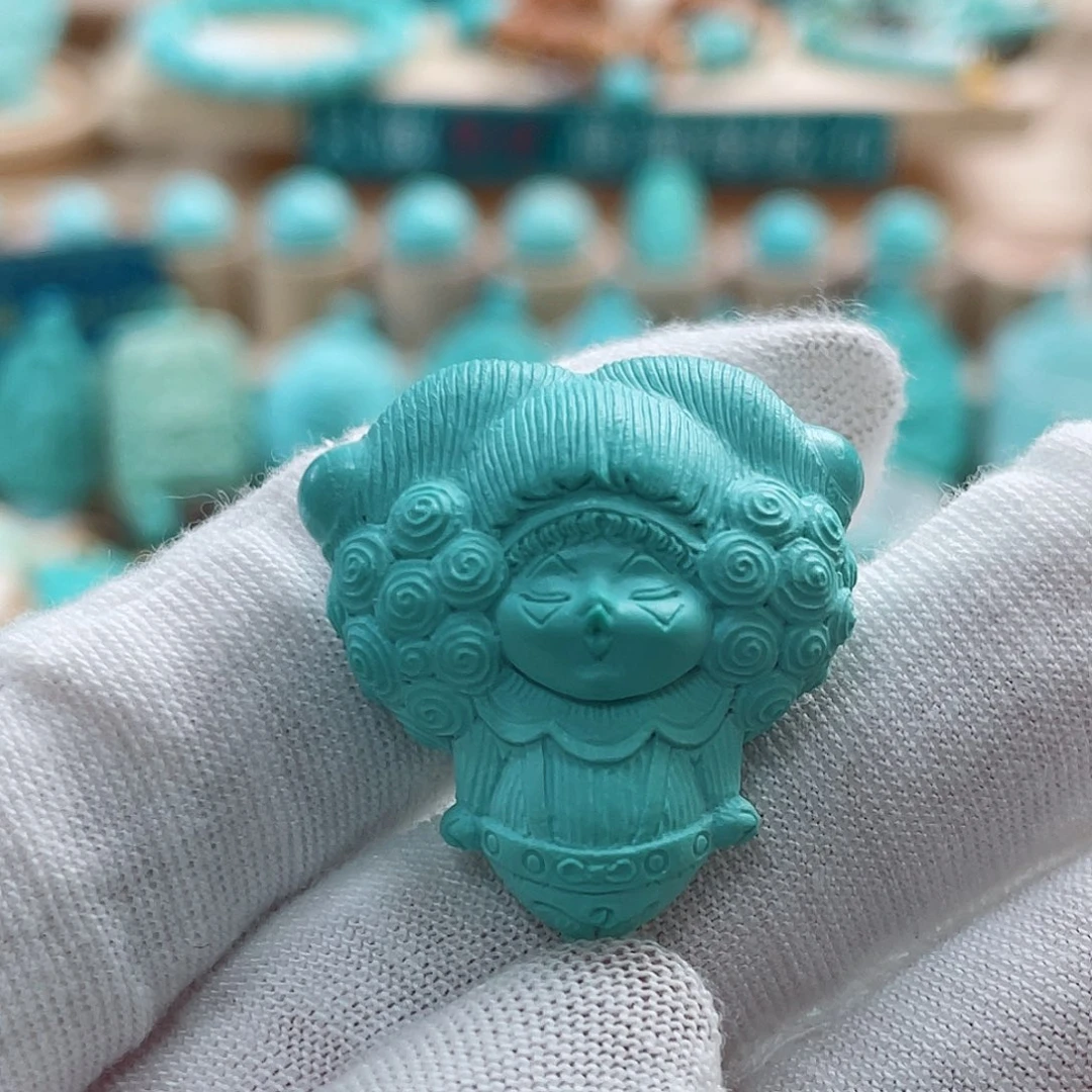 未镶嵌绿松石珠宝奇石