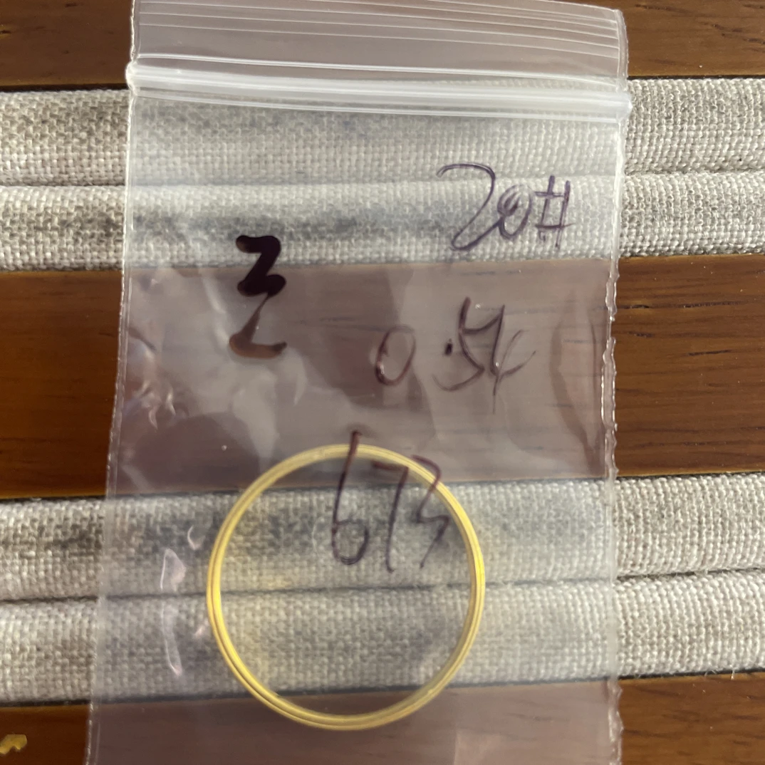 A10克重0.54 20号 三生三世戒指 足金999