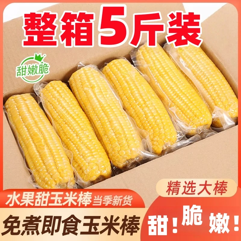 云南即食水果玉米甜嫩免煮真空包装低脂开袋速食早餐单餐清甜爽脆