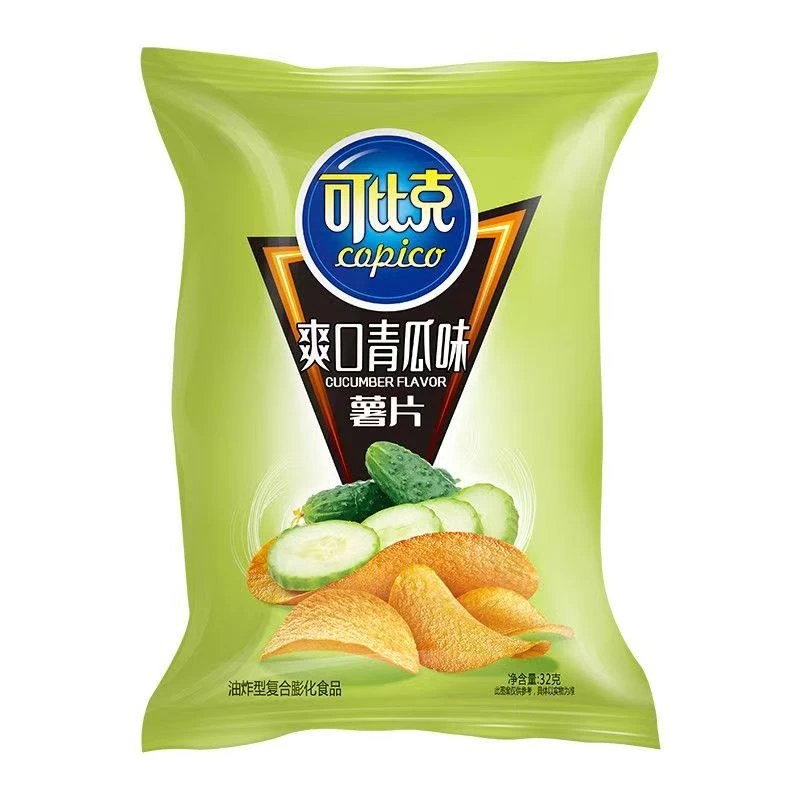 【7袋装】可比克爽口青瓜味薯片32g*7袋
