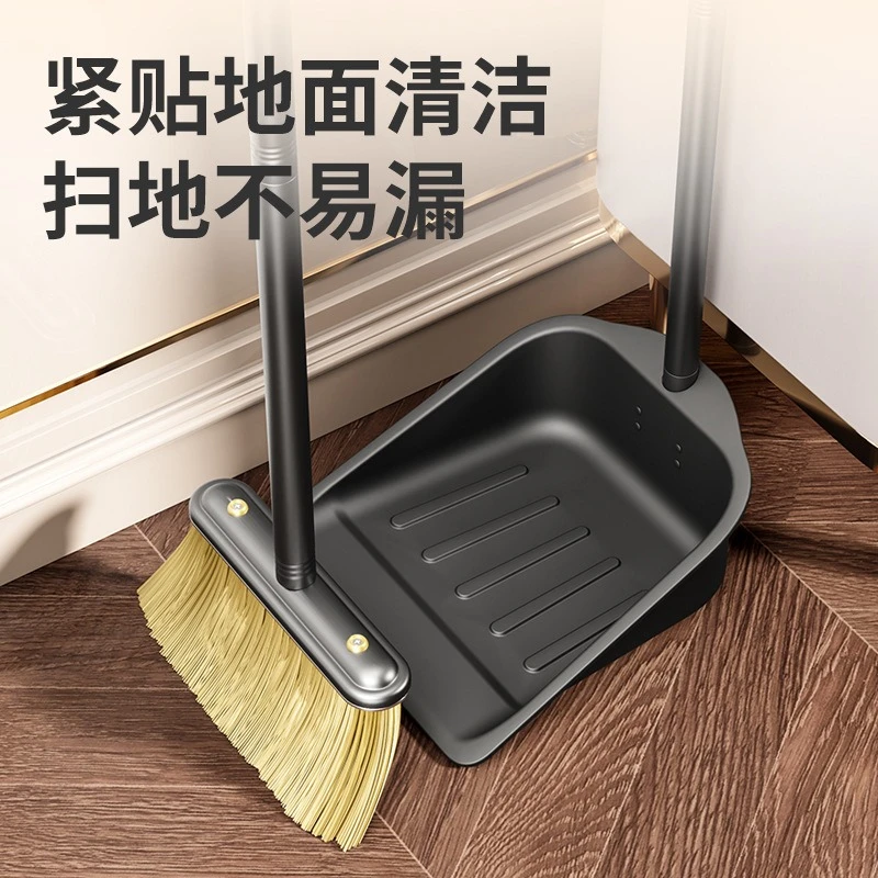 凯旺不锈钢扫把簸箕家用撮箕扫帚可拆垃圾铲扫垃圾斗加厚扫帚畚斗