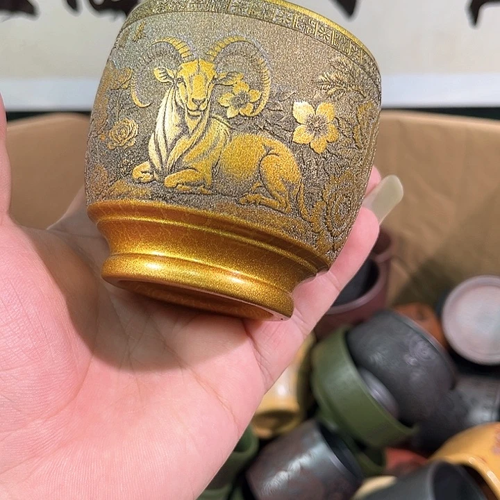 茶杯紫砂网*全手工紫砂主人杯