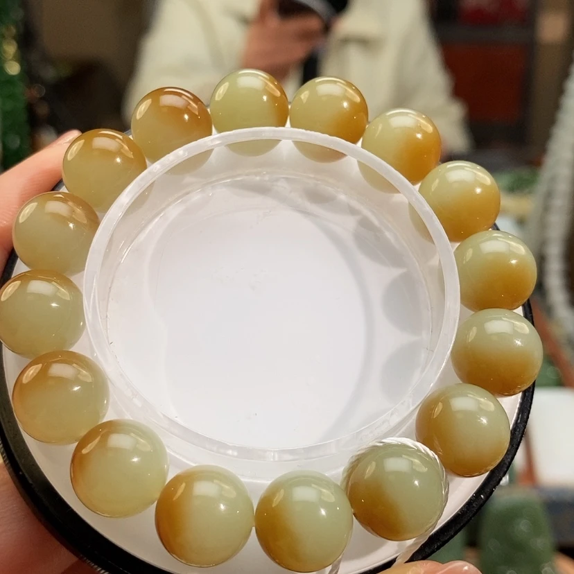 【闪购商品】未镶嵌手链和田玉（糖玉）