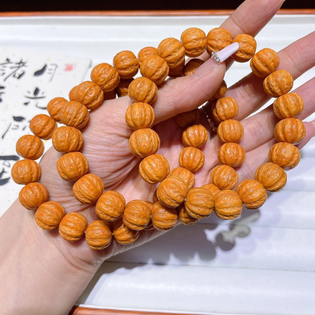 南瓜珠手串猴头小核桃