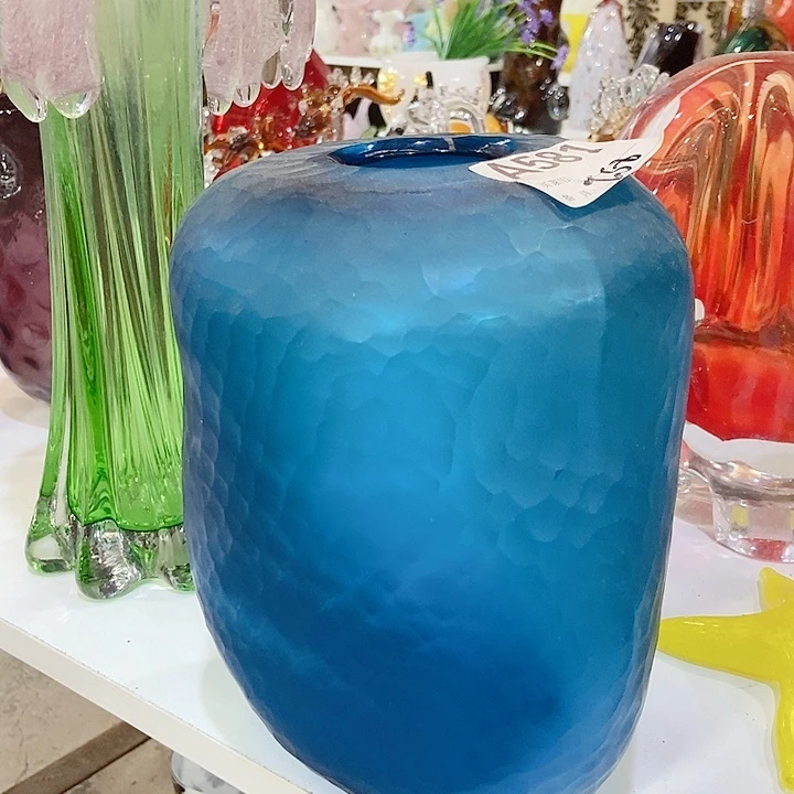 琉璃手工艺品琉璃花瓶高度22厘米5厘米