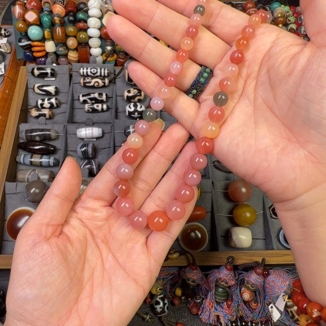 玛瑙/玉髓未镶嵌项链