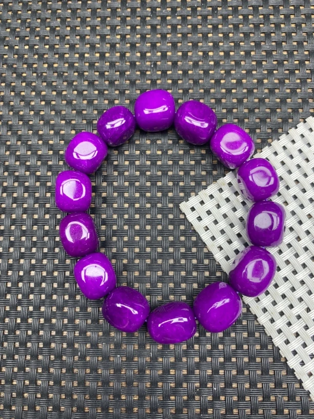 玉化紫舒12mm随型手串113