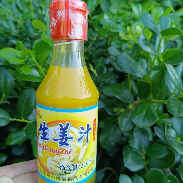 越前生姜汁 山东生姜汁 浓缩调味品 食用老姜汁 黄姜汁 210ml/瓶