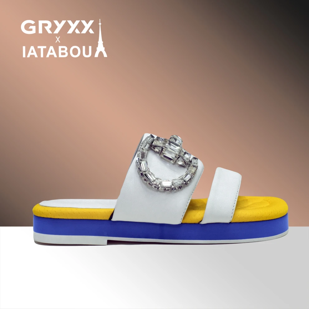 IATABOU联名GX高端潮牌2025年春夏新品凉拖女鞋TA156063
