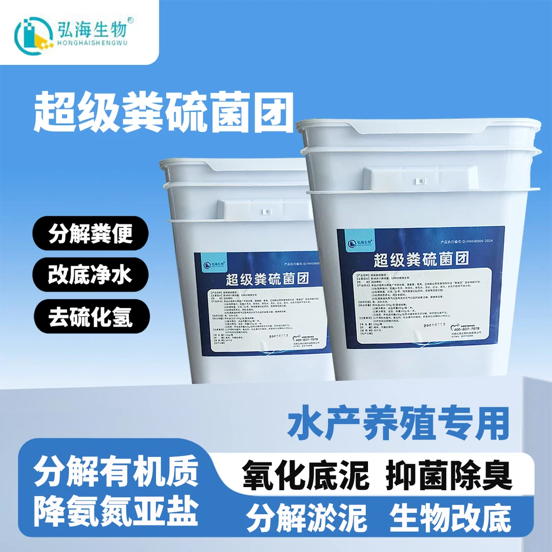 超级粪硫菌团分解有机质除黑除臭降硫化氢水产专用