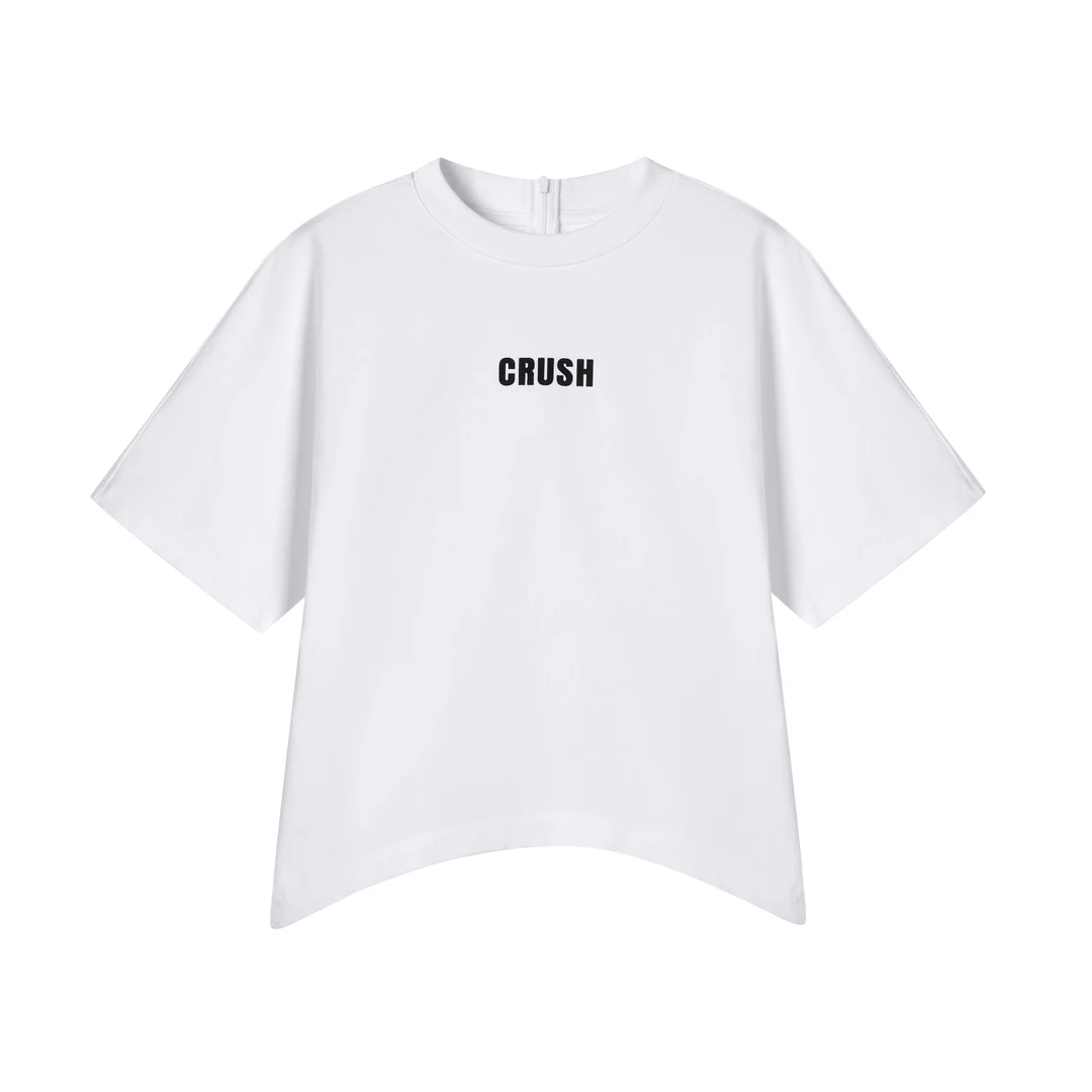 PENGXIAXI 深圳南油原创设计师款收腰显瘦上衣百搭T恤