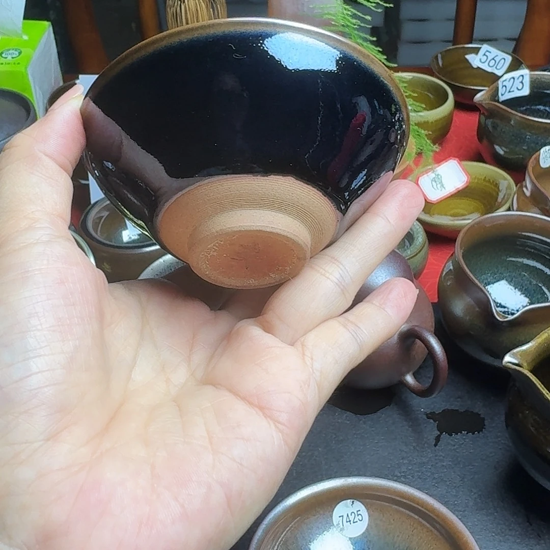 茶盏385 罗莉柴烧手工主人杯