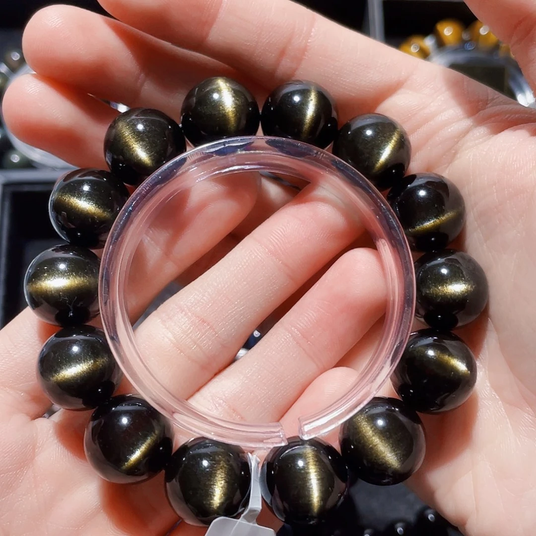 黑曜岩手链未镶嵌用****7