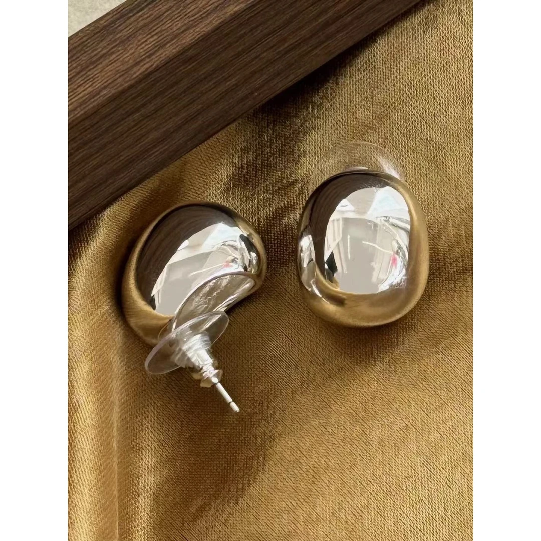 铜合金耳饰 sp独定制小众设计师分量感百搭耳环每次出境都超爱带