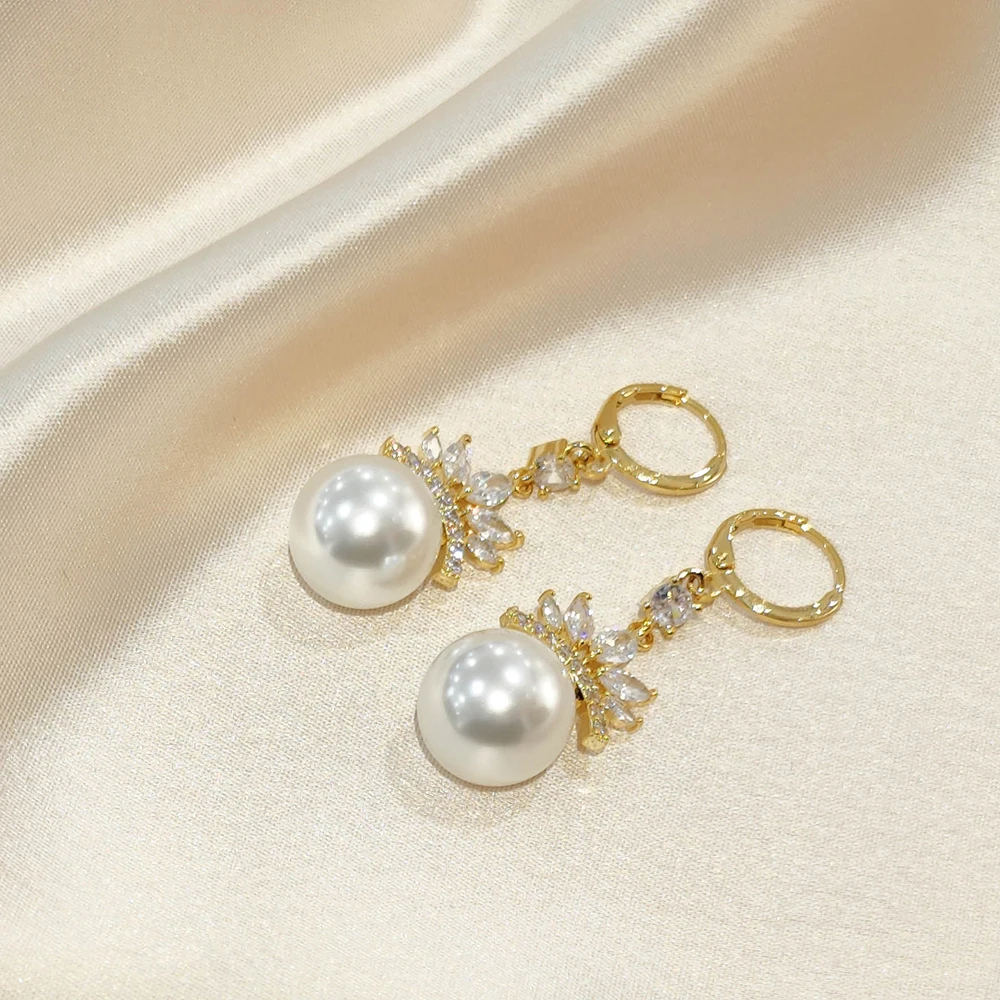 铜合金耳饰 气质轻奢时尚百搭小众简约大气精致耳环PT0455