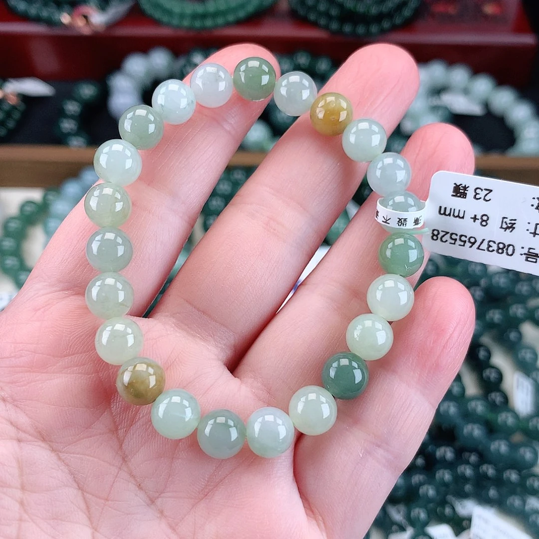 翡翠未镶嵌毛衣链